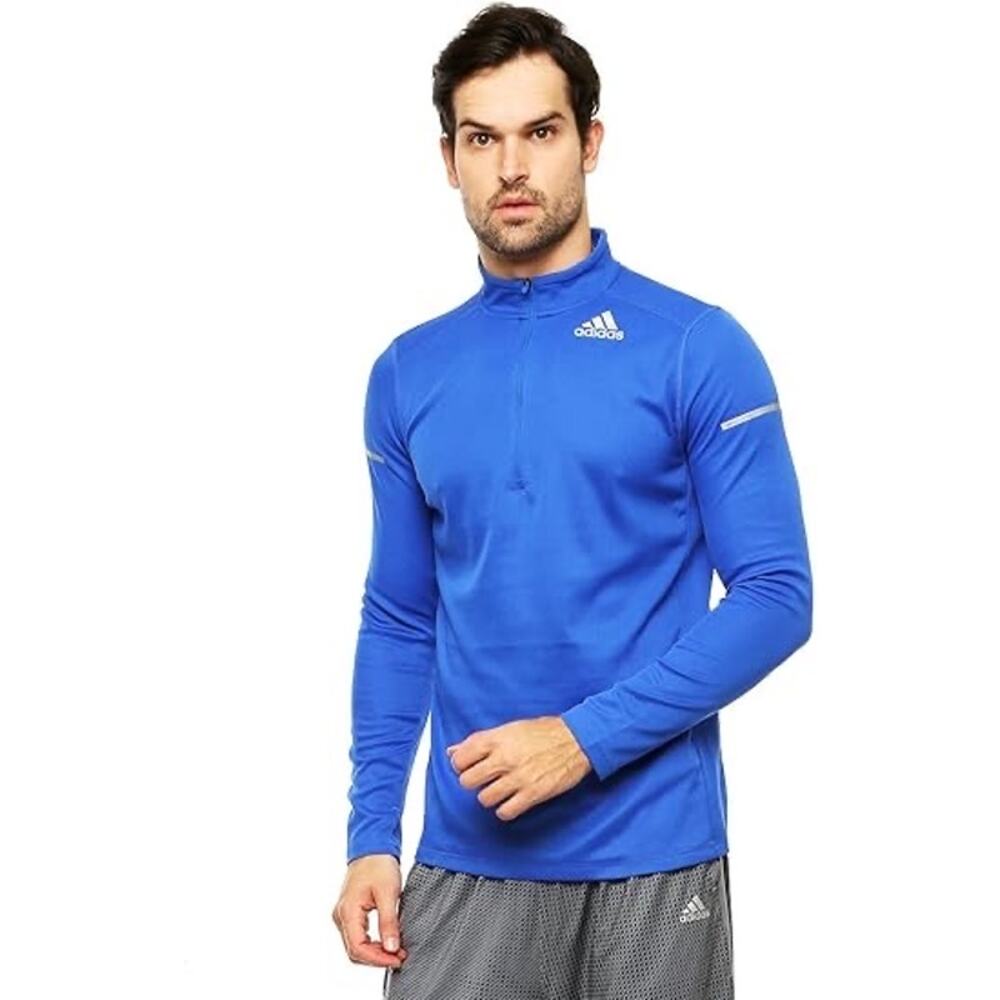 NWT Adidas Running Longsleeve Climalite Quarter Zip Size 2XL